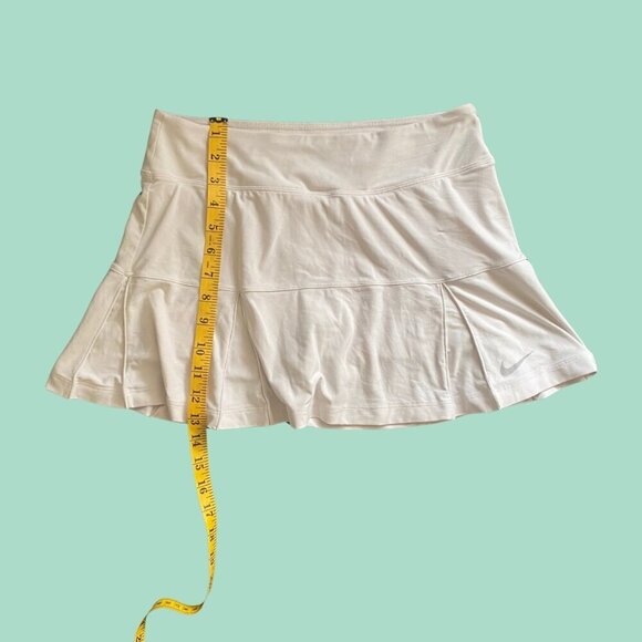 Nike Dri-FIT White Flare Tennis Skirt w/ Built-in Shorts – Size S - Picture 3 of 6